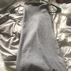 American apparel grey slim dress